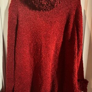 Vintage Dark Red Sweater by Baluchi Size F